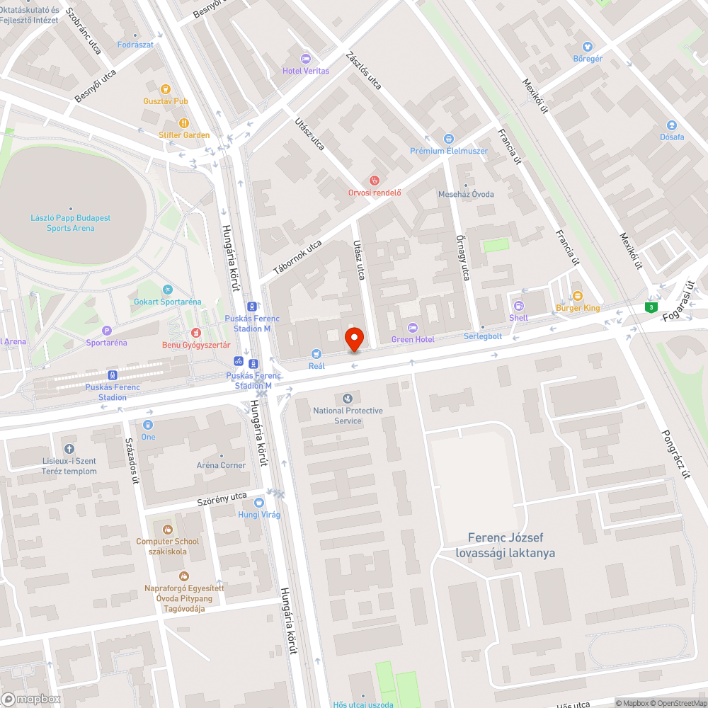 Járdán parkoló sérült elhagyott autó bejelentés helye