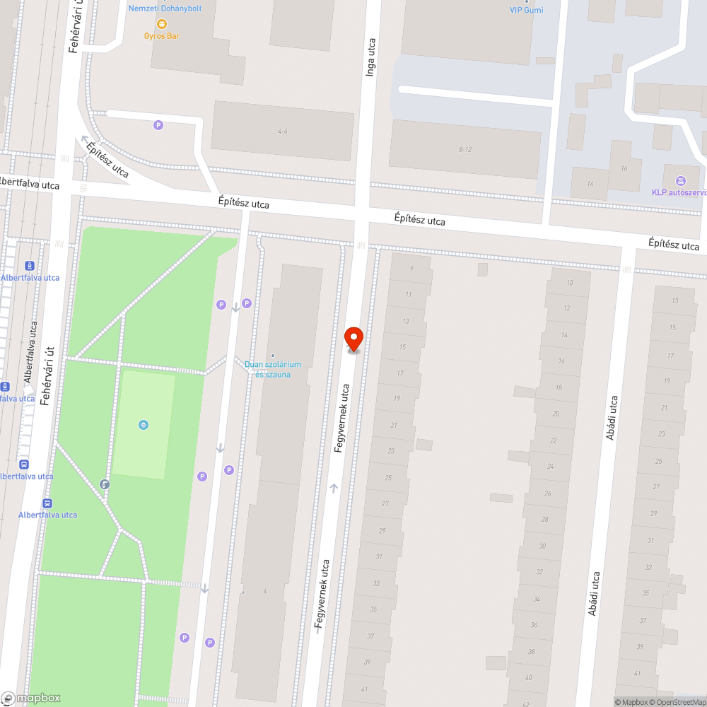 Megsüllyedt víznyelő bejelentés helye