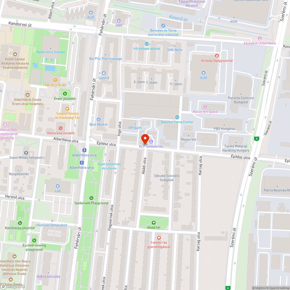 Megsüllyedt és billegő fedlap bejelentés helye