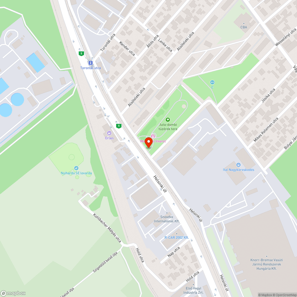 Elkóborolt szemetes bejelentés helye