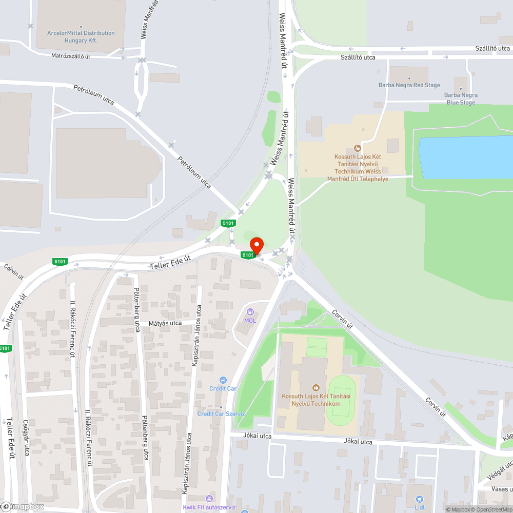 Lekopott útburkolati jelek bejelentés helye