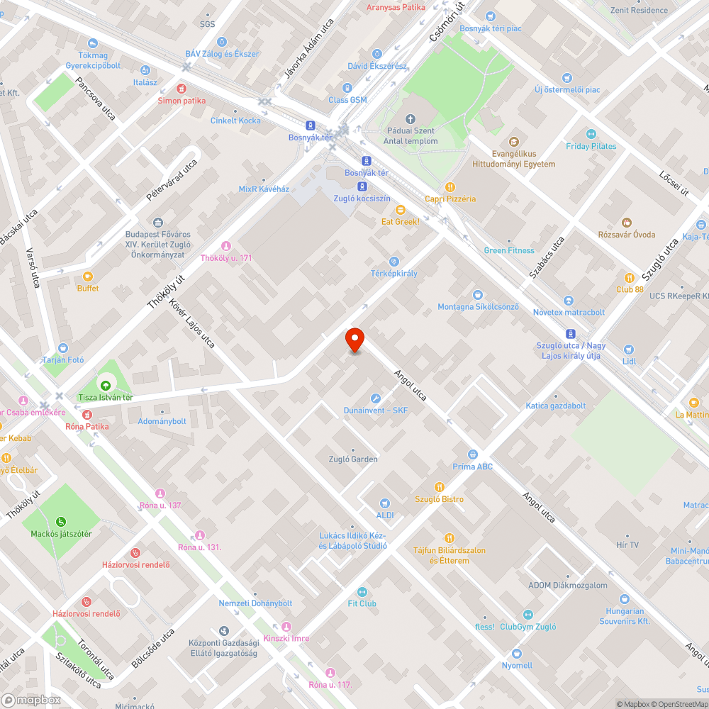 Angol utca 50. épület állapota bejelentés helye