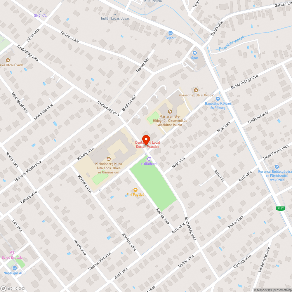 Leszakadt szemetes bejelentés helye