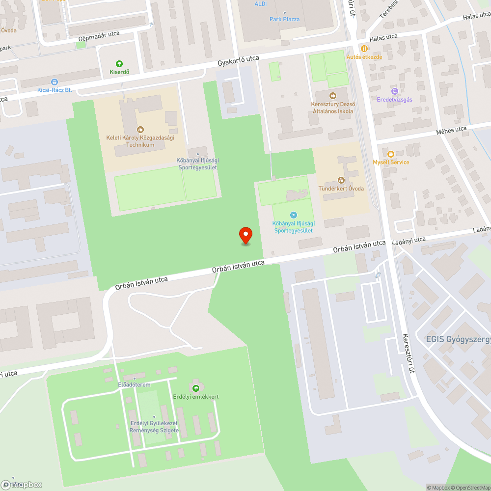 Szeméthegyek a Terebesi erdőben bejelentés helye