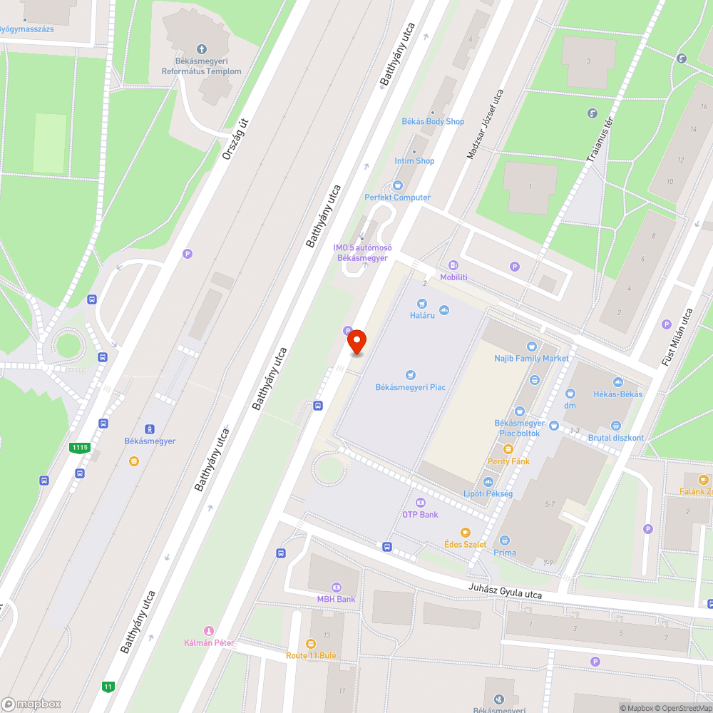 Takaritandó bejelentés helye