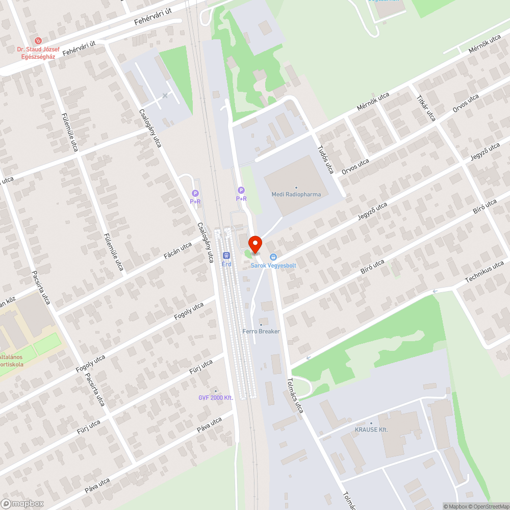 Érd állomás előtti munkaárok burkolathelyreállítása évek óta nem történt meg bejelentés helye