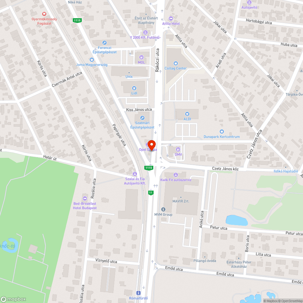 Graffitik bejelentés helye