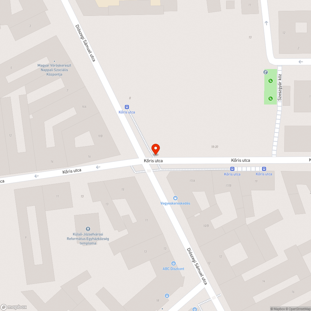 Beszakadt aknafedél bejelentés helye