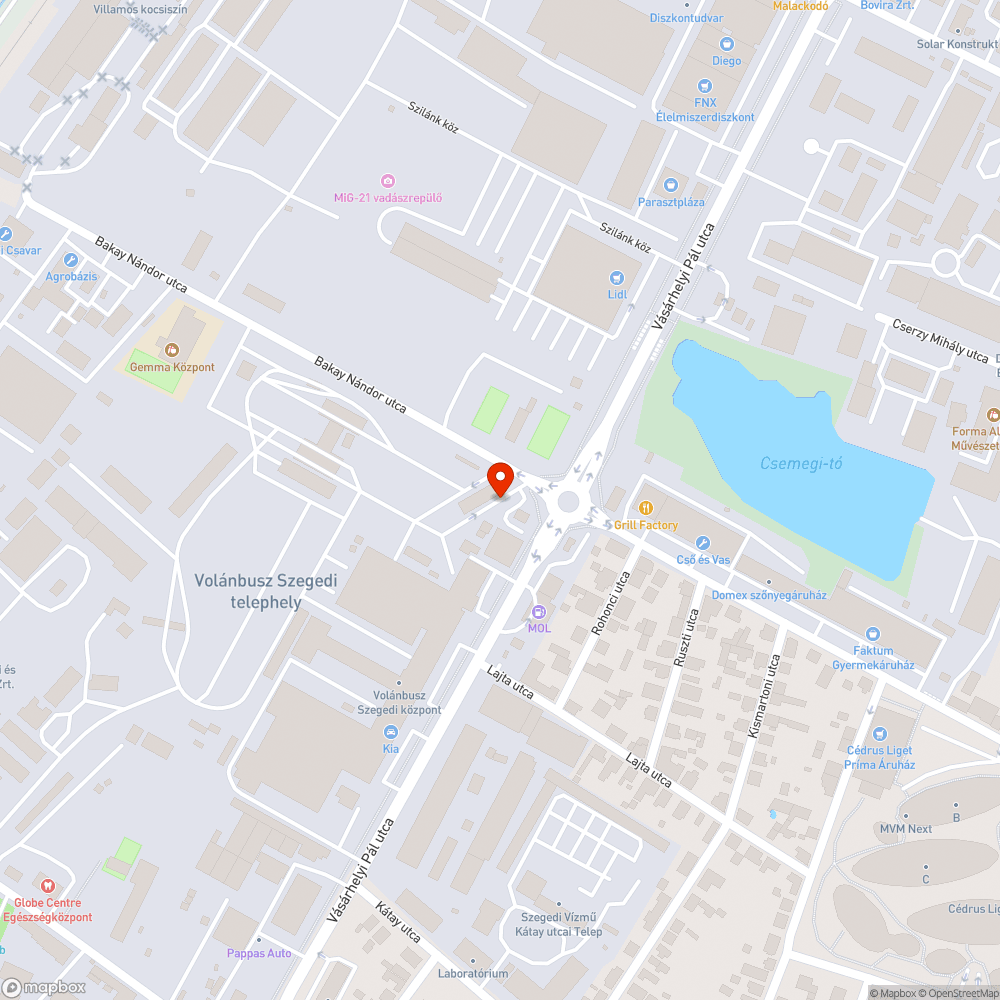 Sufnituning rögzítés bejelentés helye