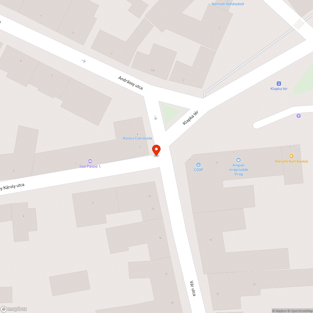 Kátyús, balesetveszélyes útburkolat bejelentés helye