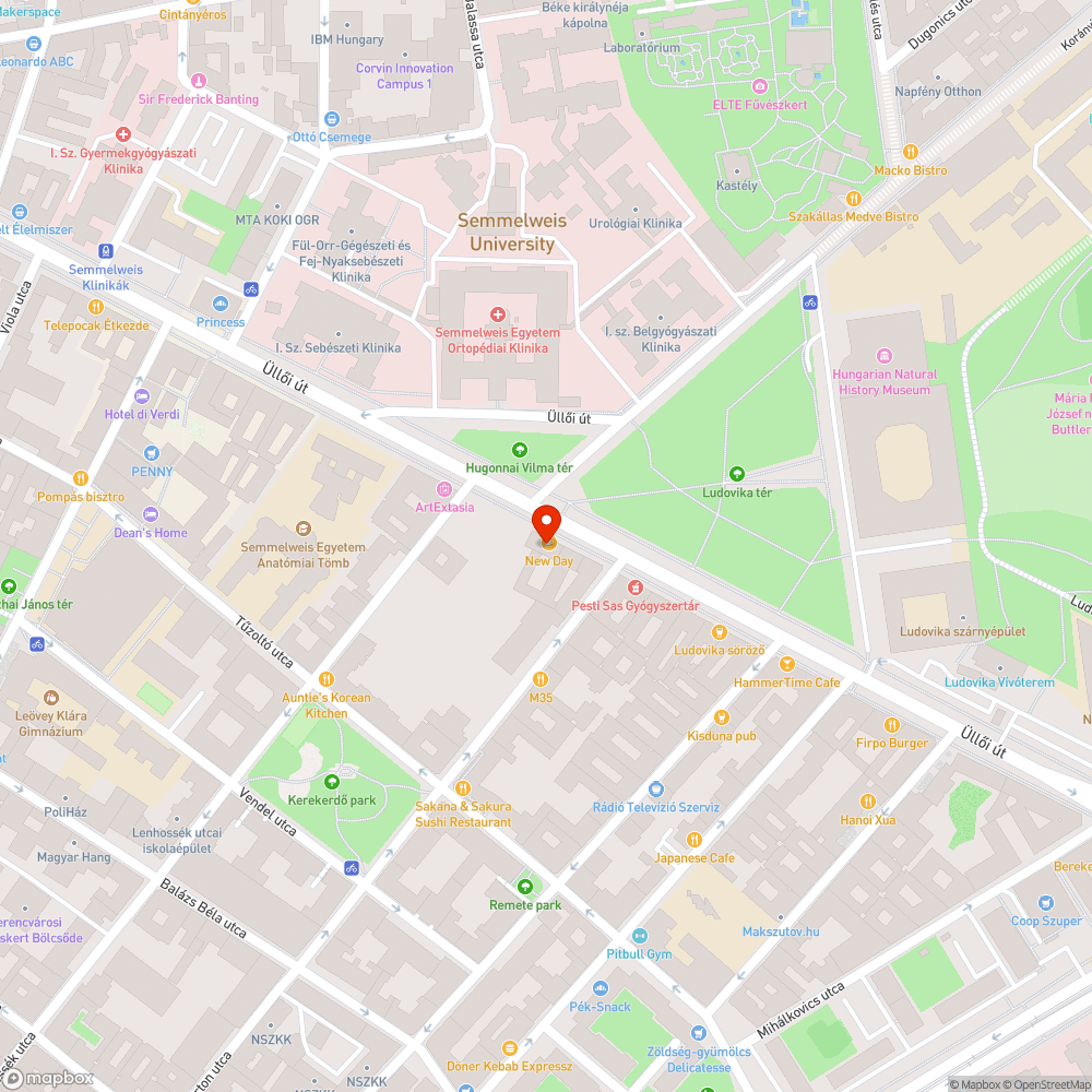 Meghibásodott átkelésjelző bejelentés helye