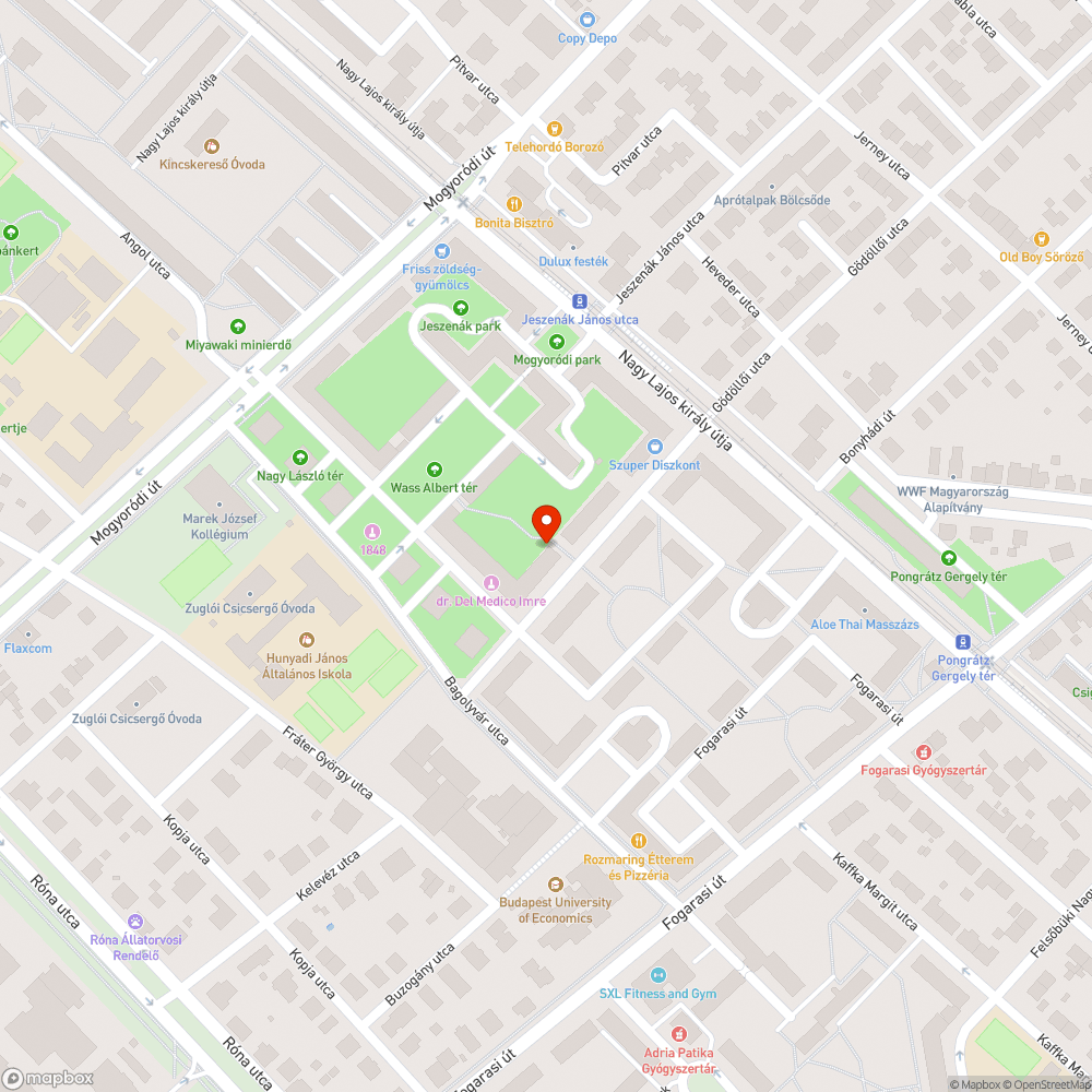 Kidobott sarokülő bejelentés helye