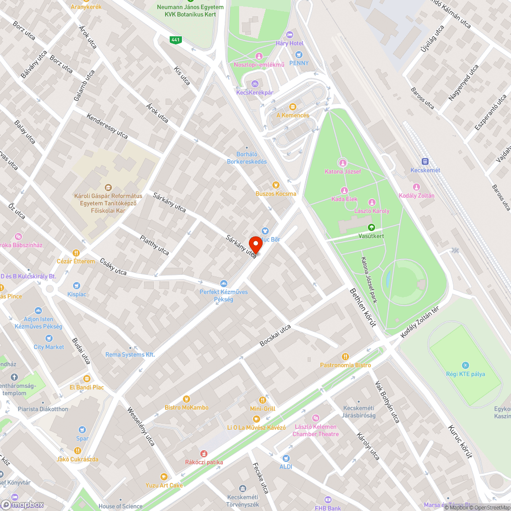 megsüllyedt út bejelentés helye