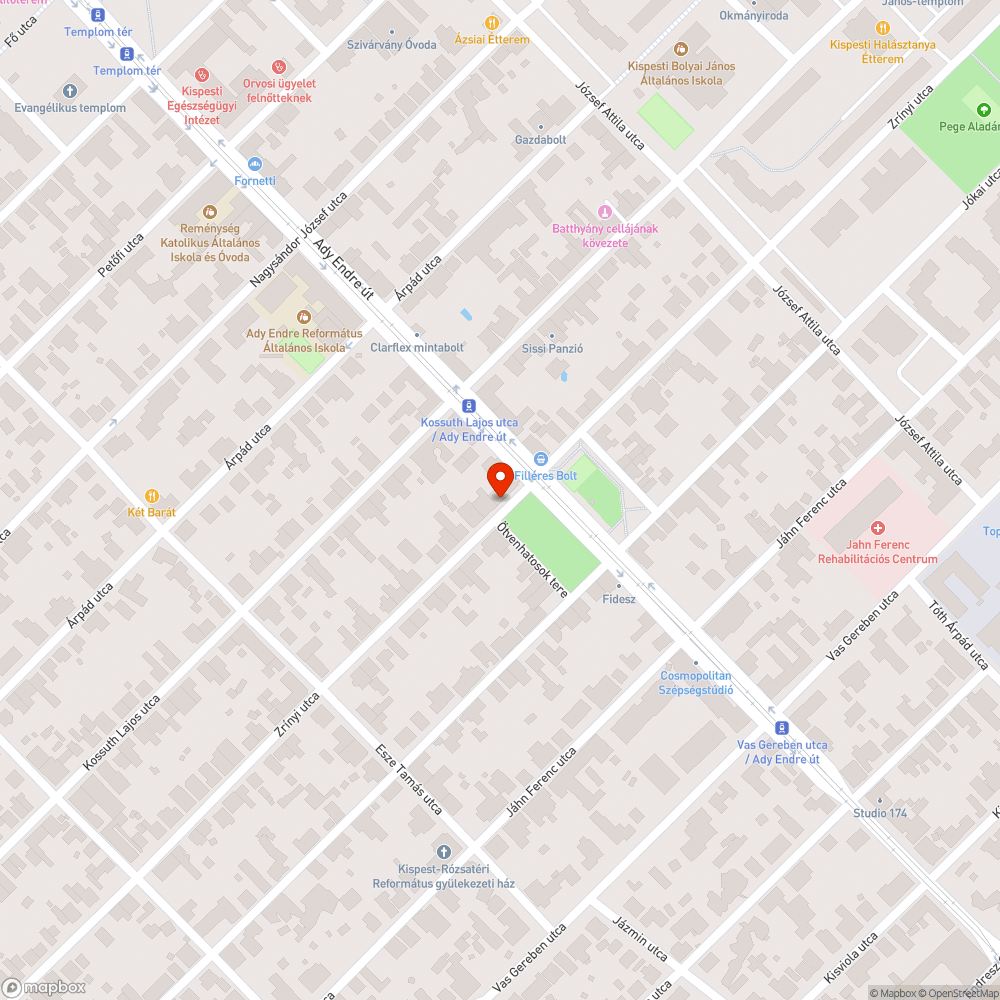 Megsüllyedt fedlap bejelentés helye