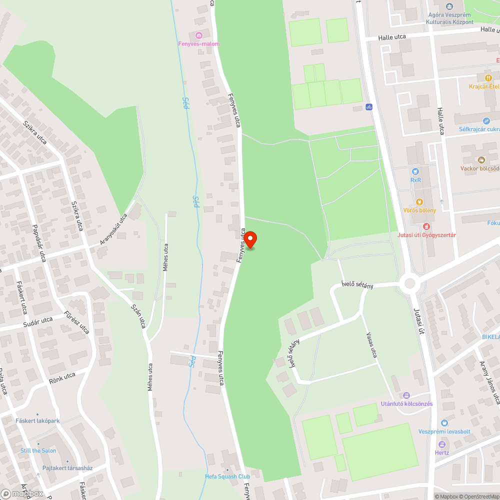 Füvön parkolás bejelentés helye