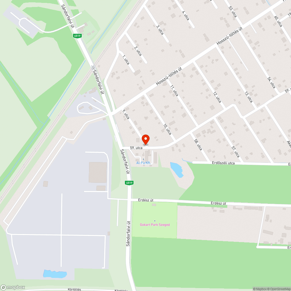 Gyorshajtás (Szeged 9. utca) bejelentés helye