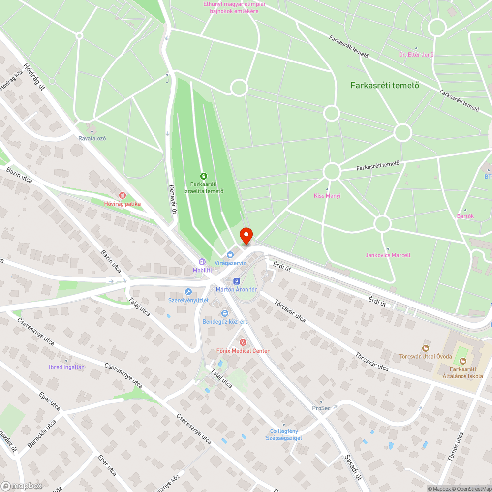 Virágüzlet elfoglalja a gyalogosjárdát bejelentés helye