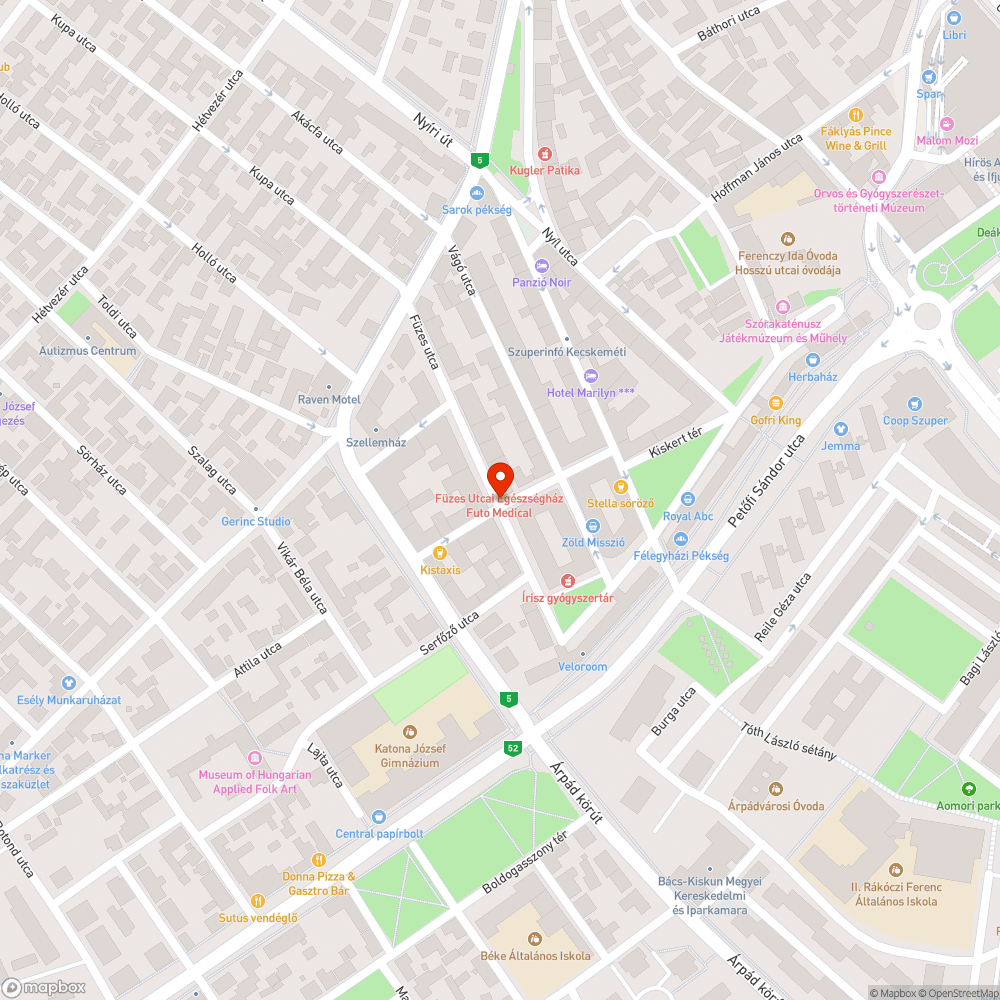 Eldugult víznyelő a Füzes utcán bejelentés helye