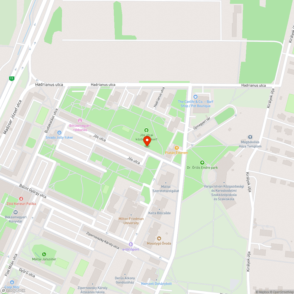 Hatalmas gödör bejelentés helye