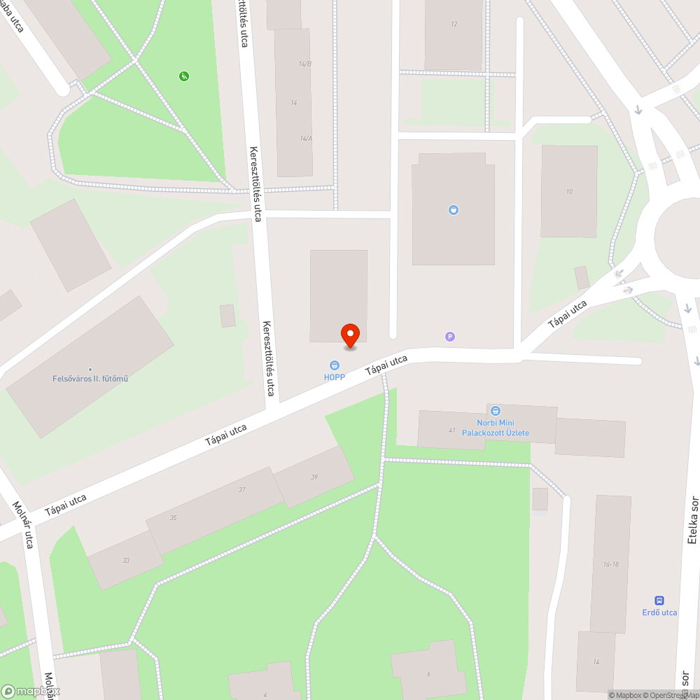 Törött kuka bejelentés helye