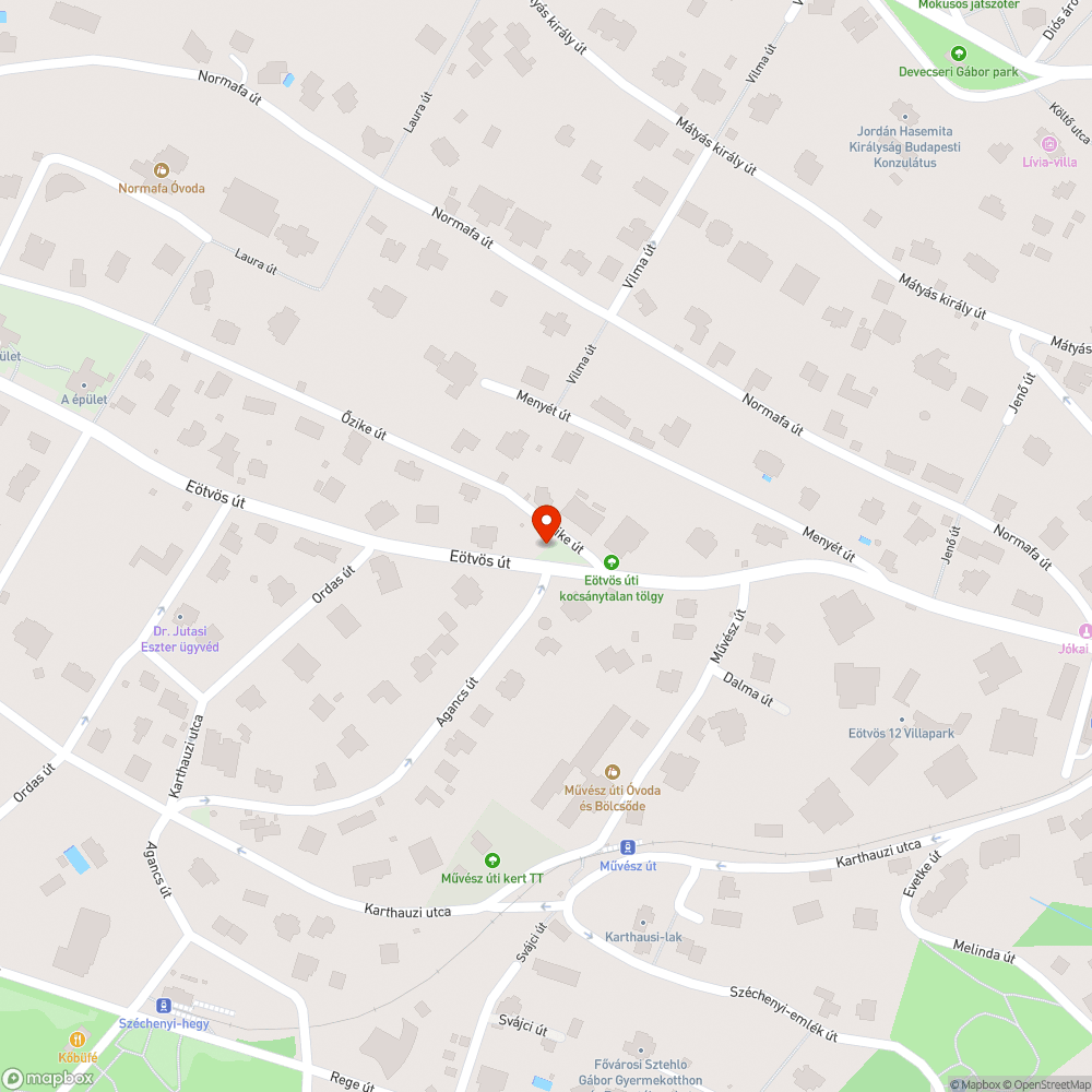 Közlekedési tükör bejelentés helye