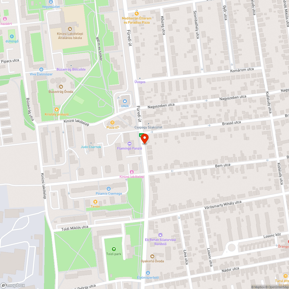 Úton zebrán kátyù bejelentés helye