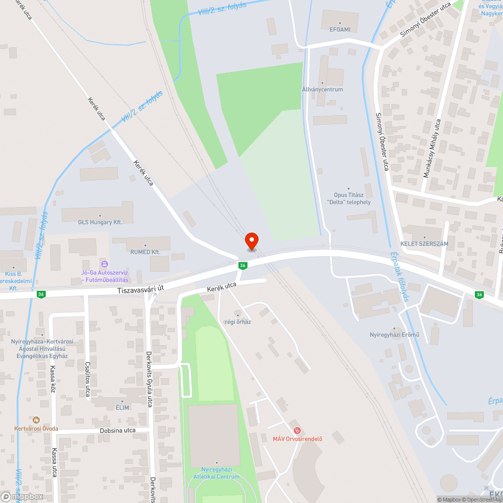 Szemetes városrész bejelentés helye