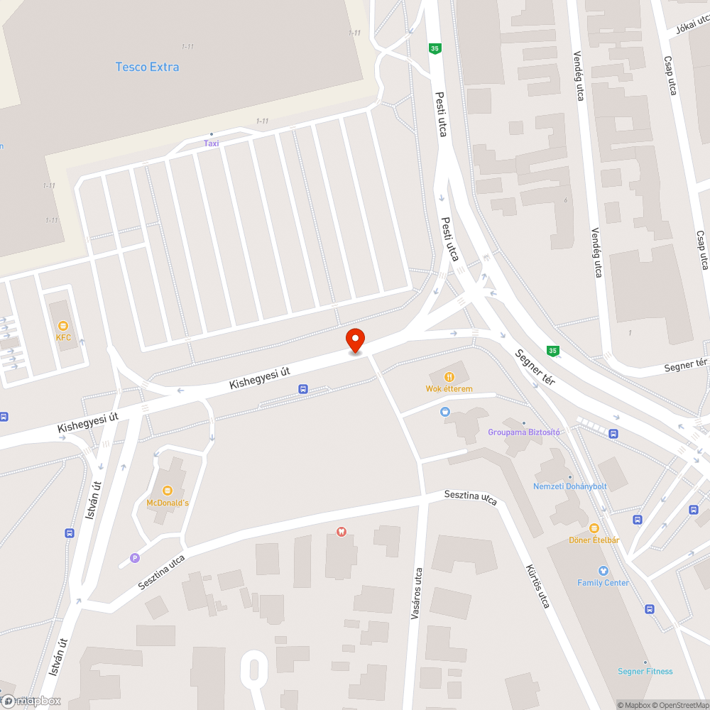 Jelzőlámpa beállítása bejelentés helye