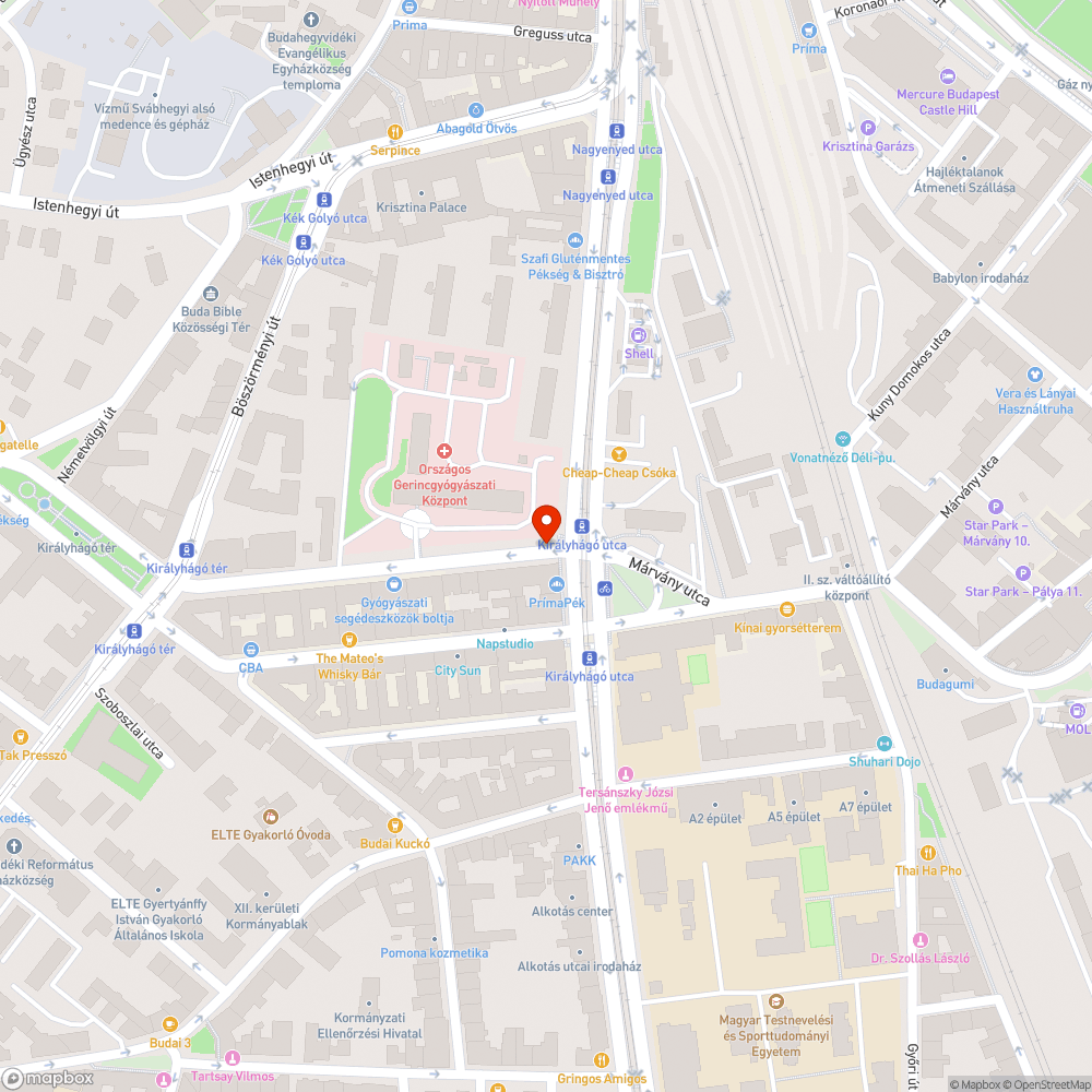 Üres fahely bejelentés helye