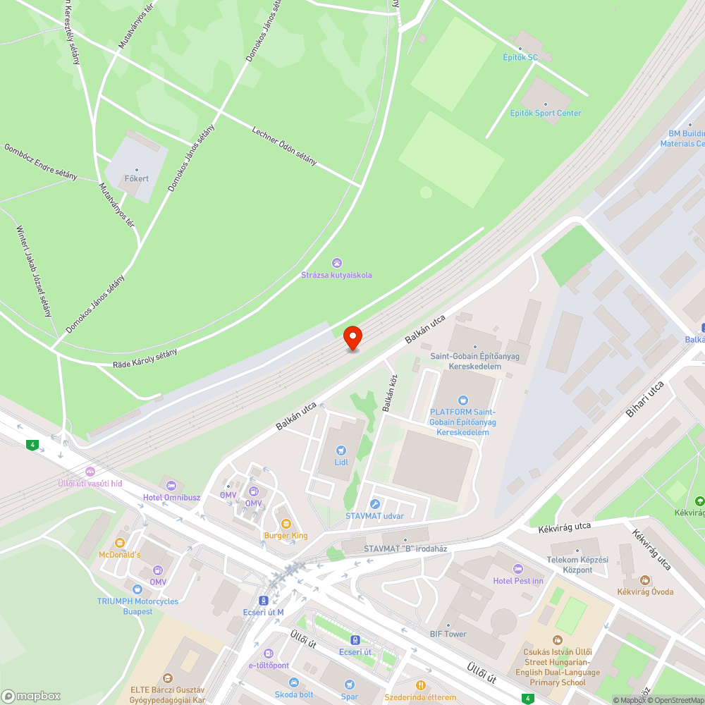 Nem műkő közvilágítási lámpa bejelentés helye