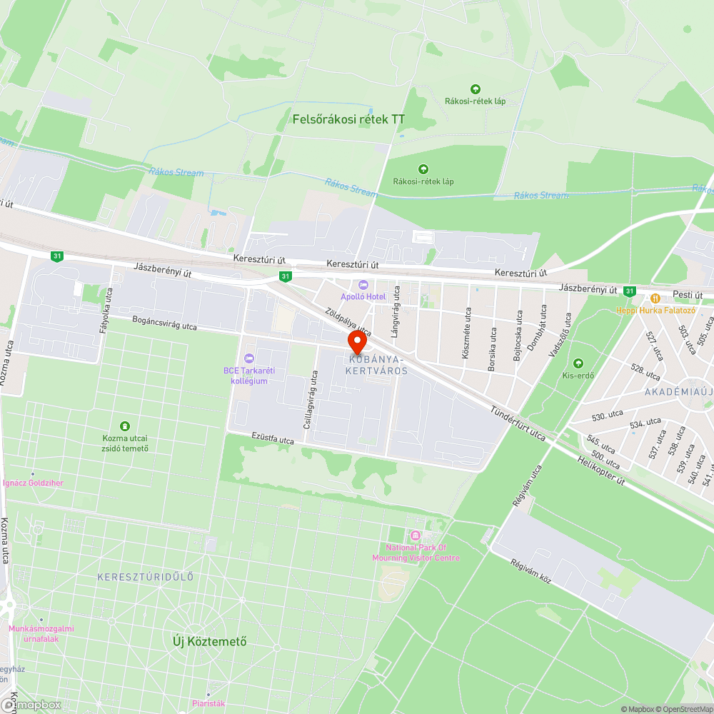 Illegális szemétlerakó bejelentés helye