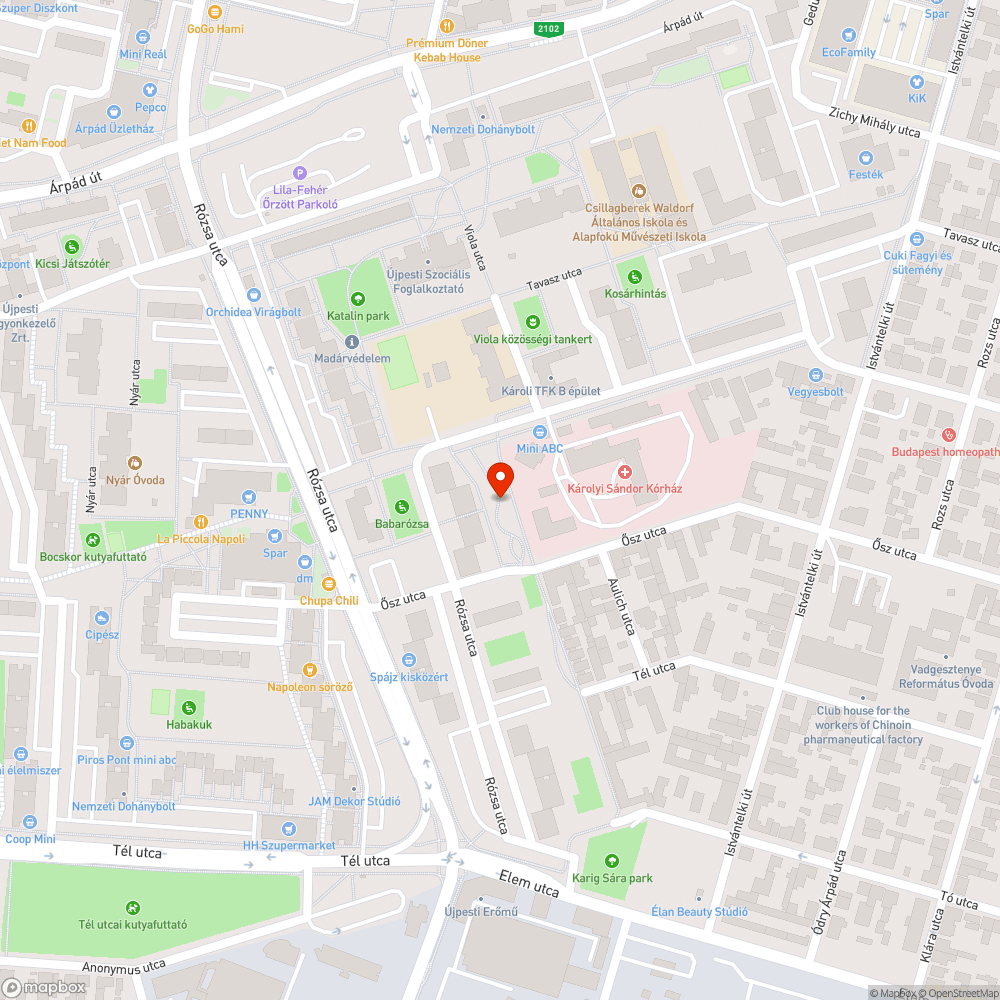 Zöldterületen közlekedés autóval bejelentés helye