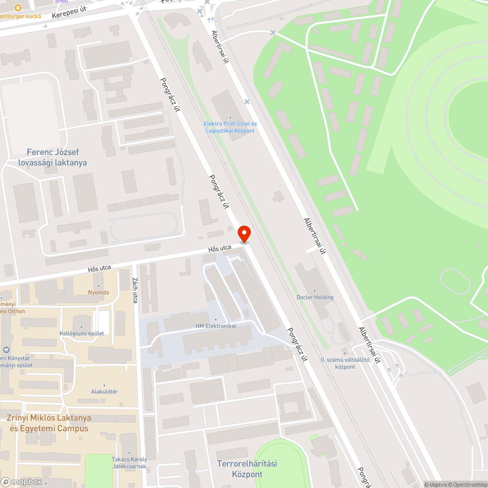 Kidőlt oszlop bejelentés helye