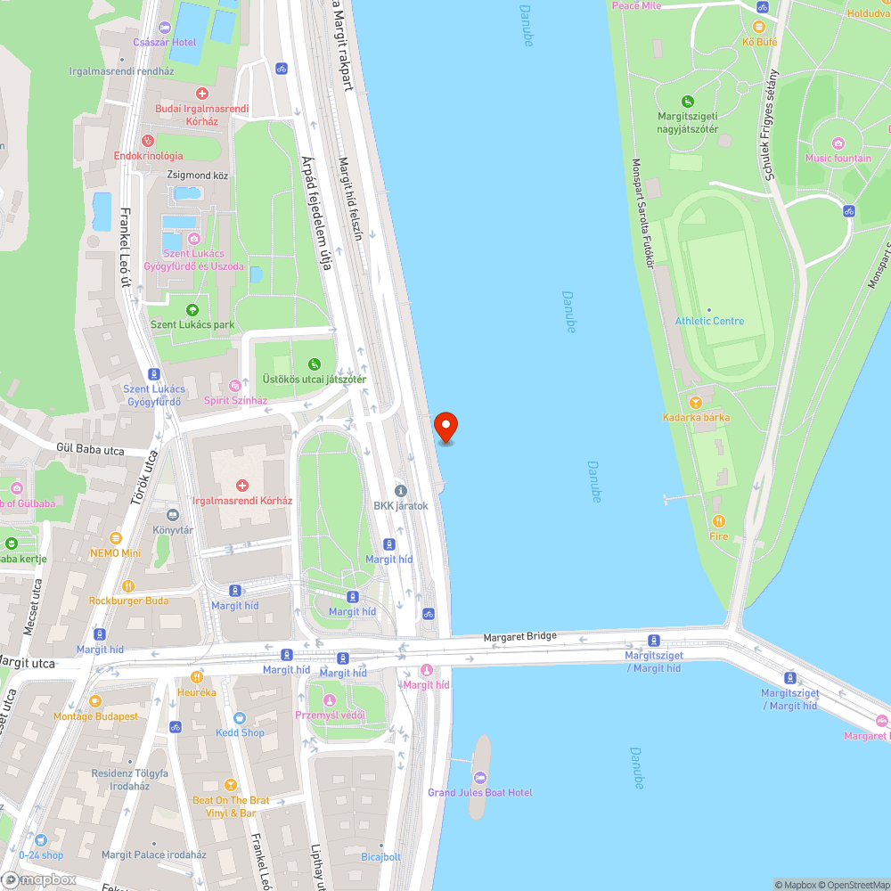 Kerékpárút hiányzó festése bejelentés helye