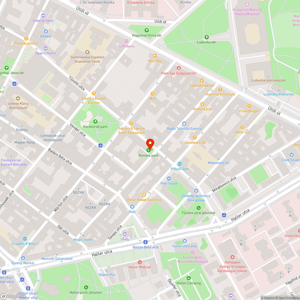 Szivárgó ivókút bejelentés helye