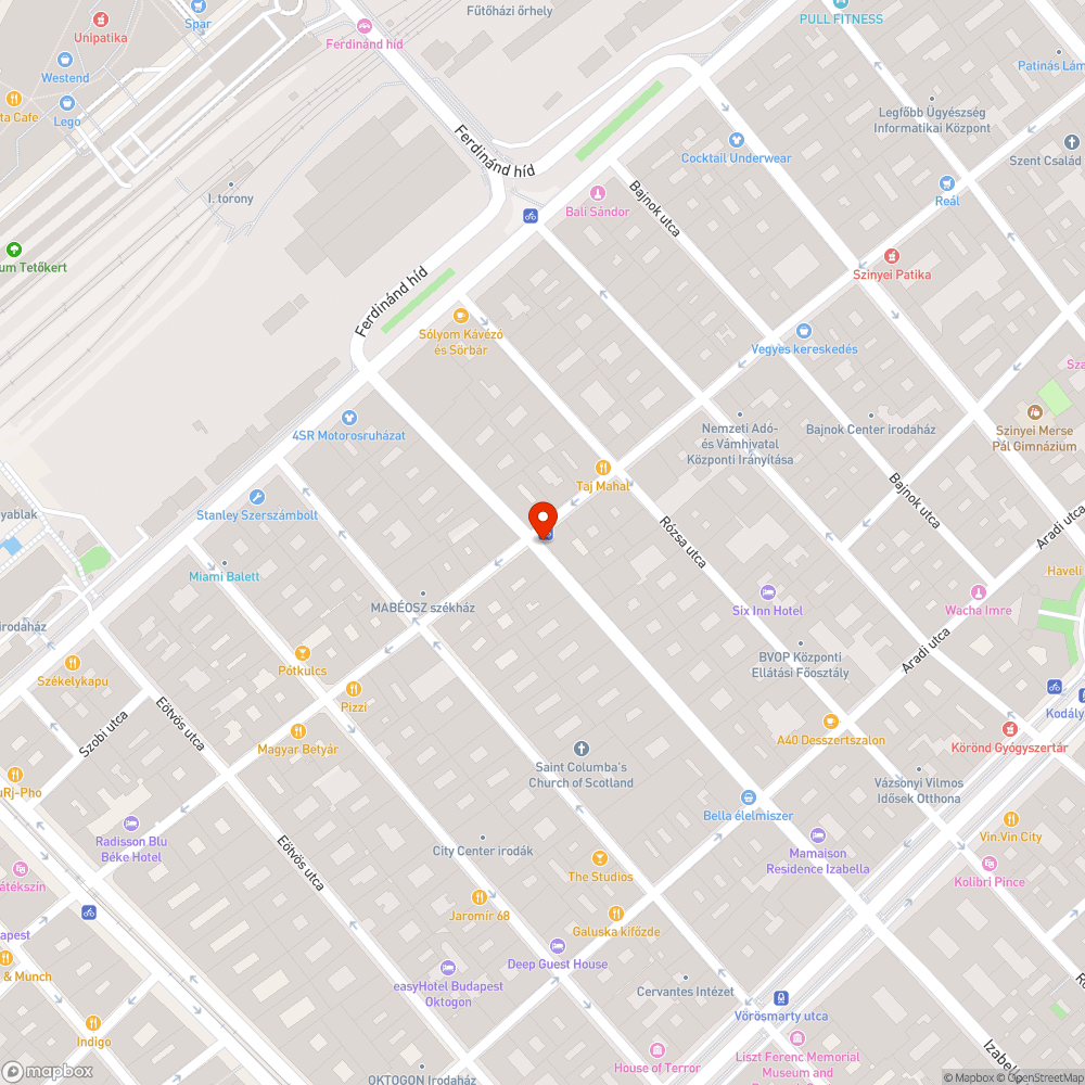 Kiégett sárga fény bejelentés helye