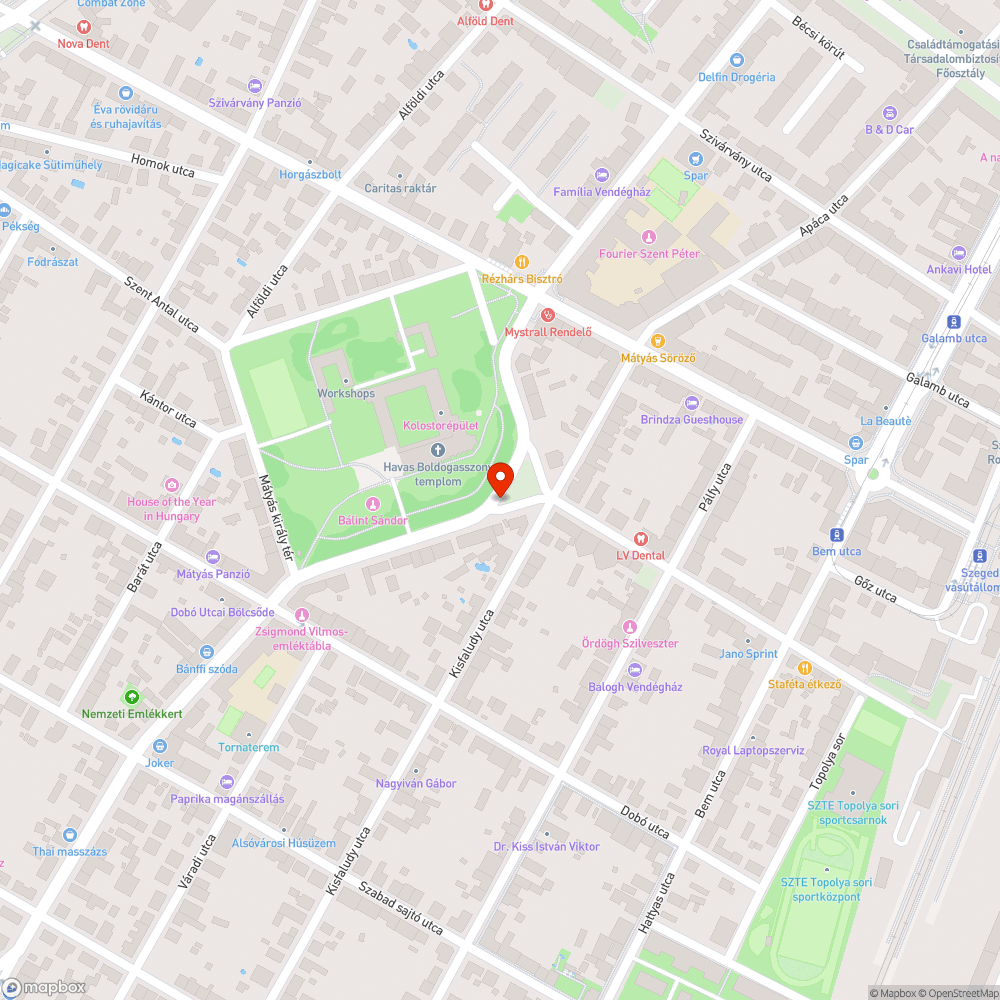 Útpálya felé dőlt tábla bejelentés helye