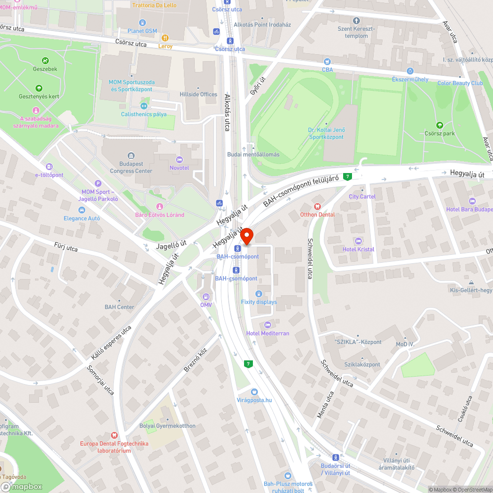 Hiányos aknafedél bejelentés helye