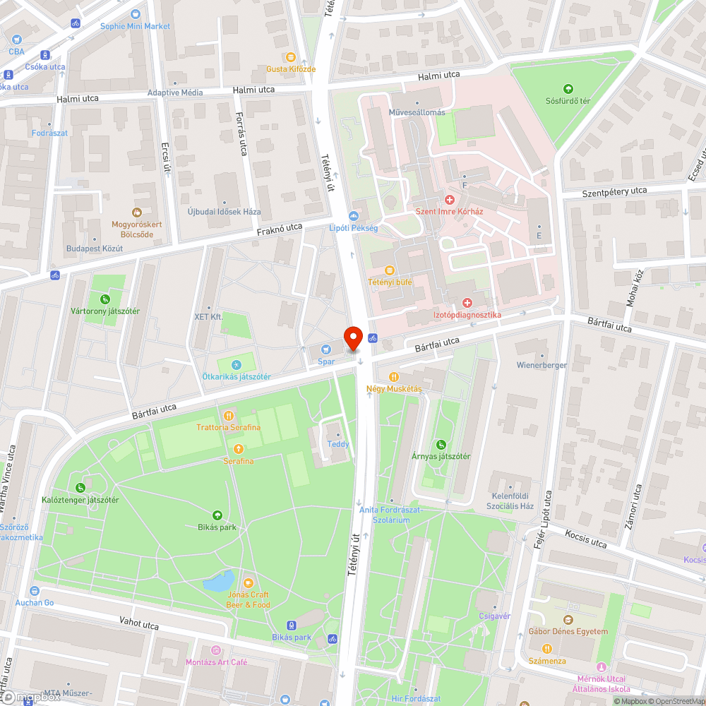 Lekopott gyalogos zebra bejelentés helye