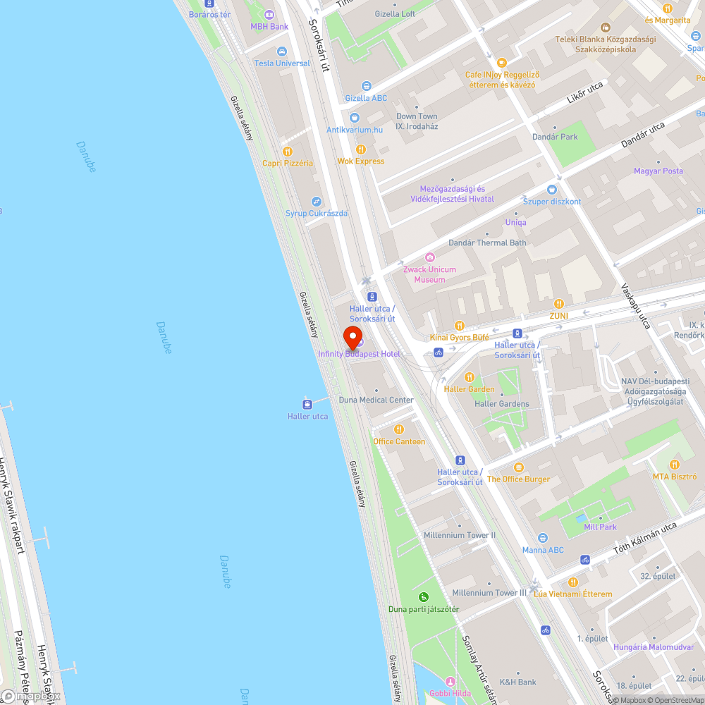 Építési hulladék az Infinity Budapest építkezés környékén bejelentés helye