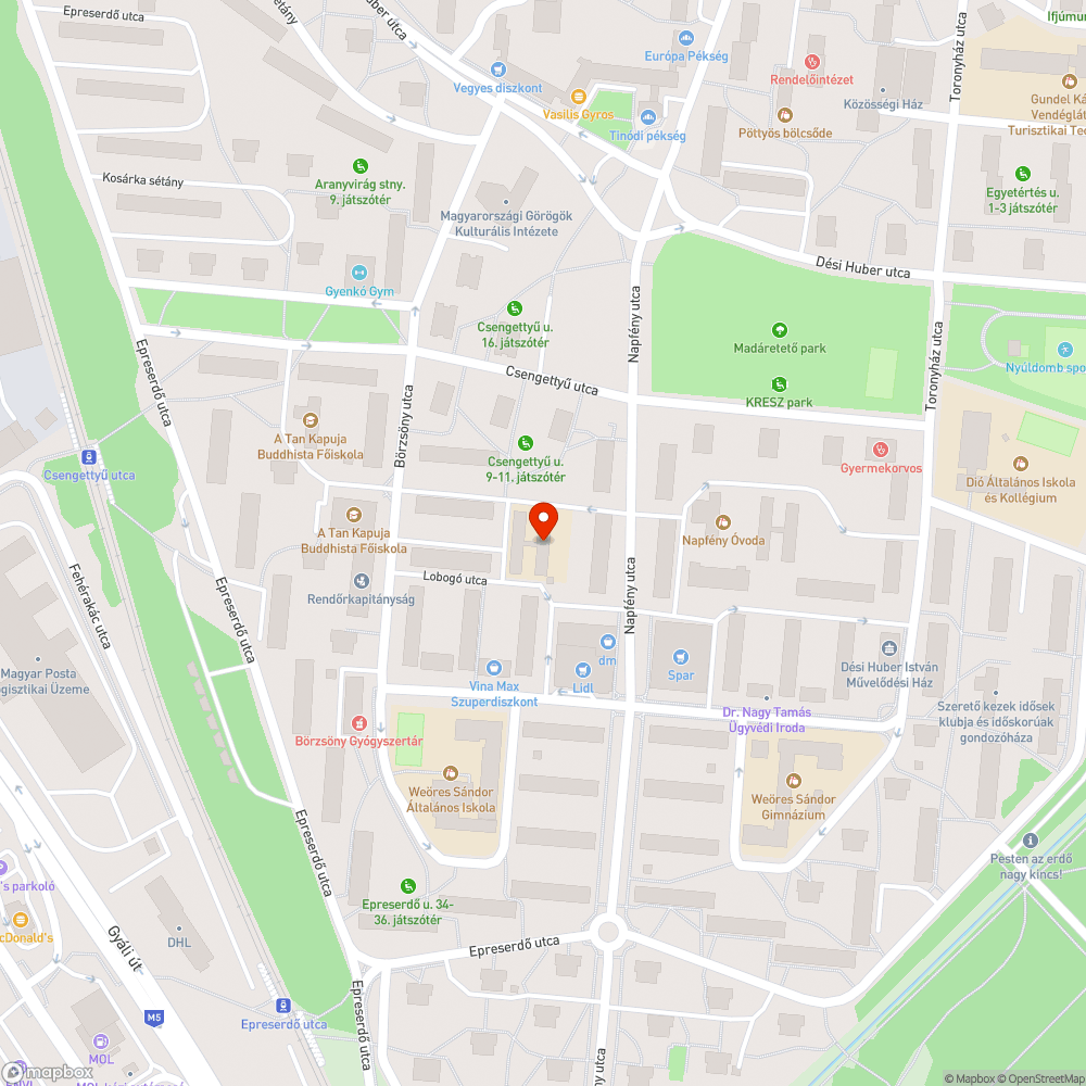 Balesetveszély bejelentés helye