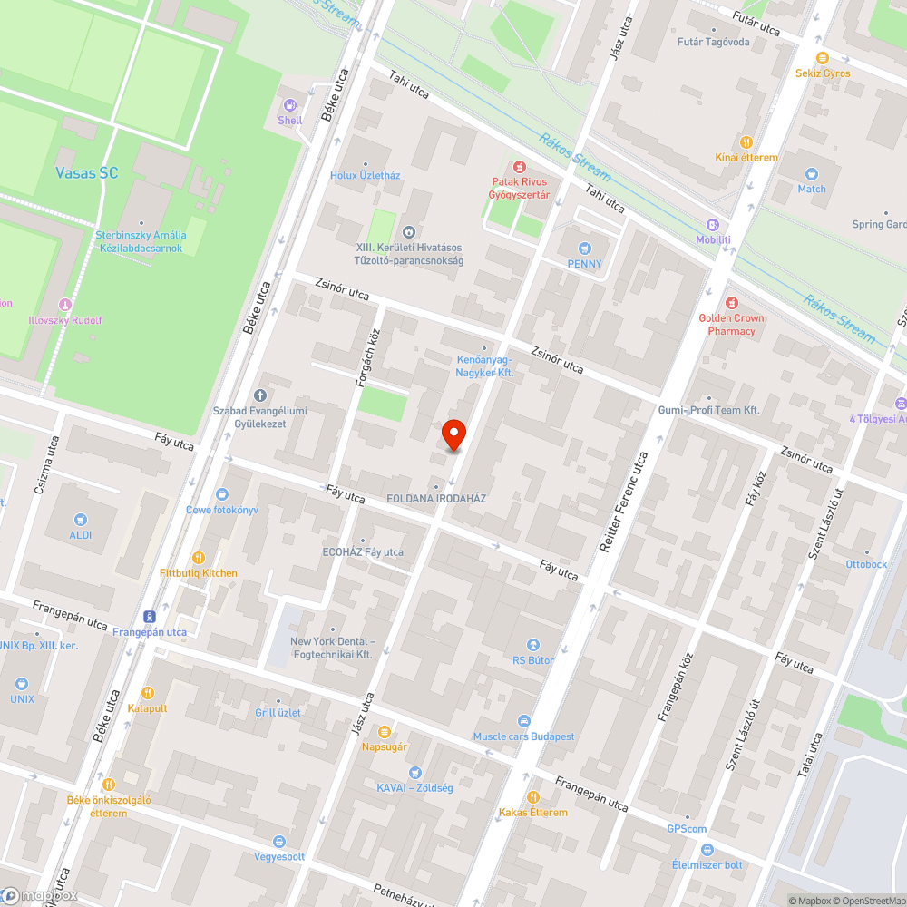 Építkezés során visszavágott, megsérült fa bejelentés helye