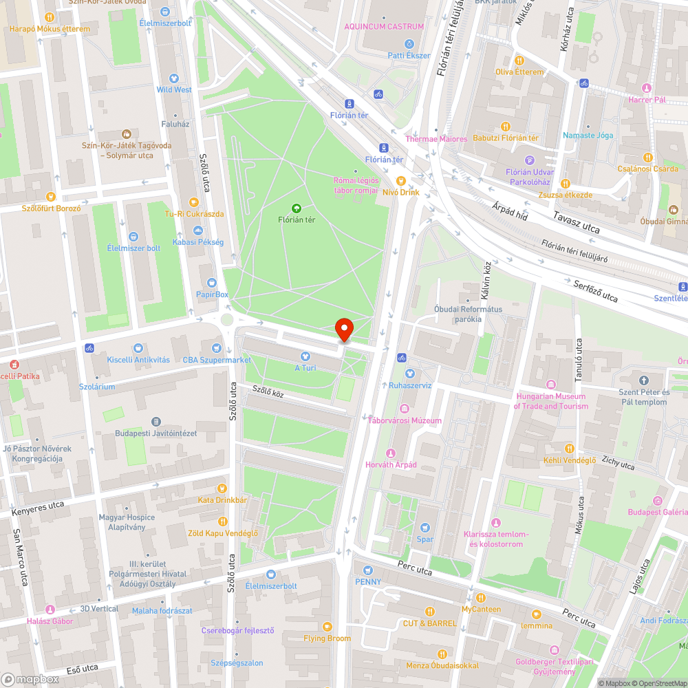 Rongálódott, megdőlt tábla bejelentés helye