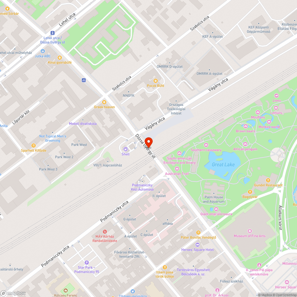 Rossz állapotú útszakasz bejelentés helye