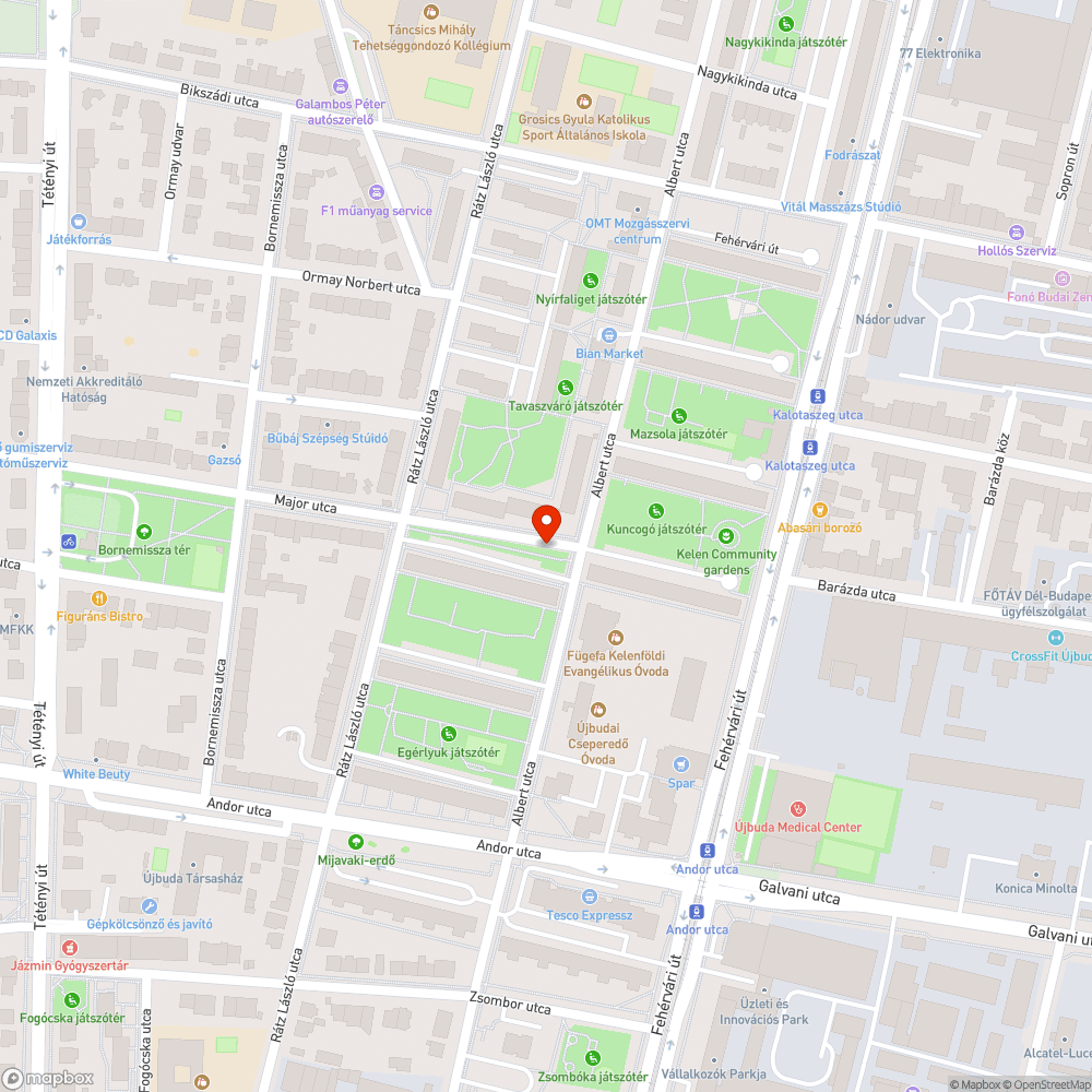 Sérült pad a kutyafuttatóban bejelentés helye