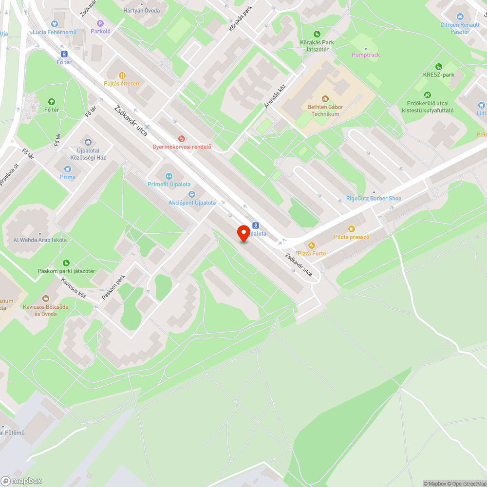 Felújítandó hinta bejelentés helye