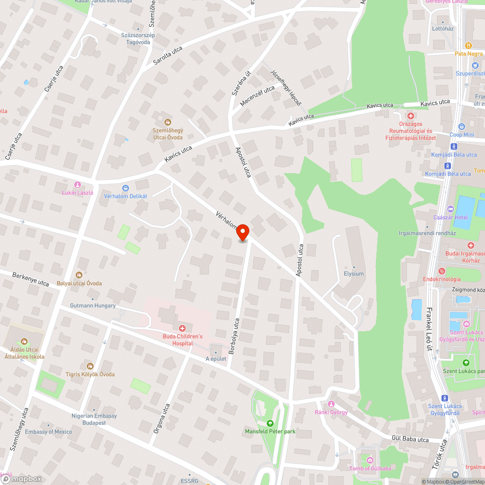 Szemét bejelentés helye