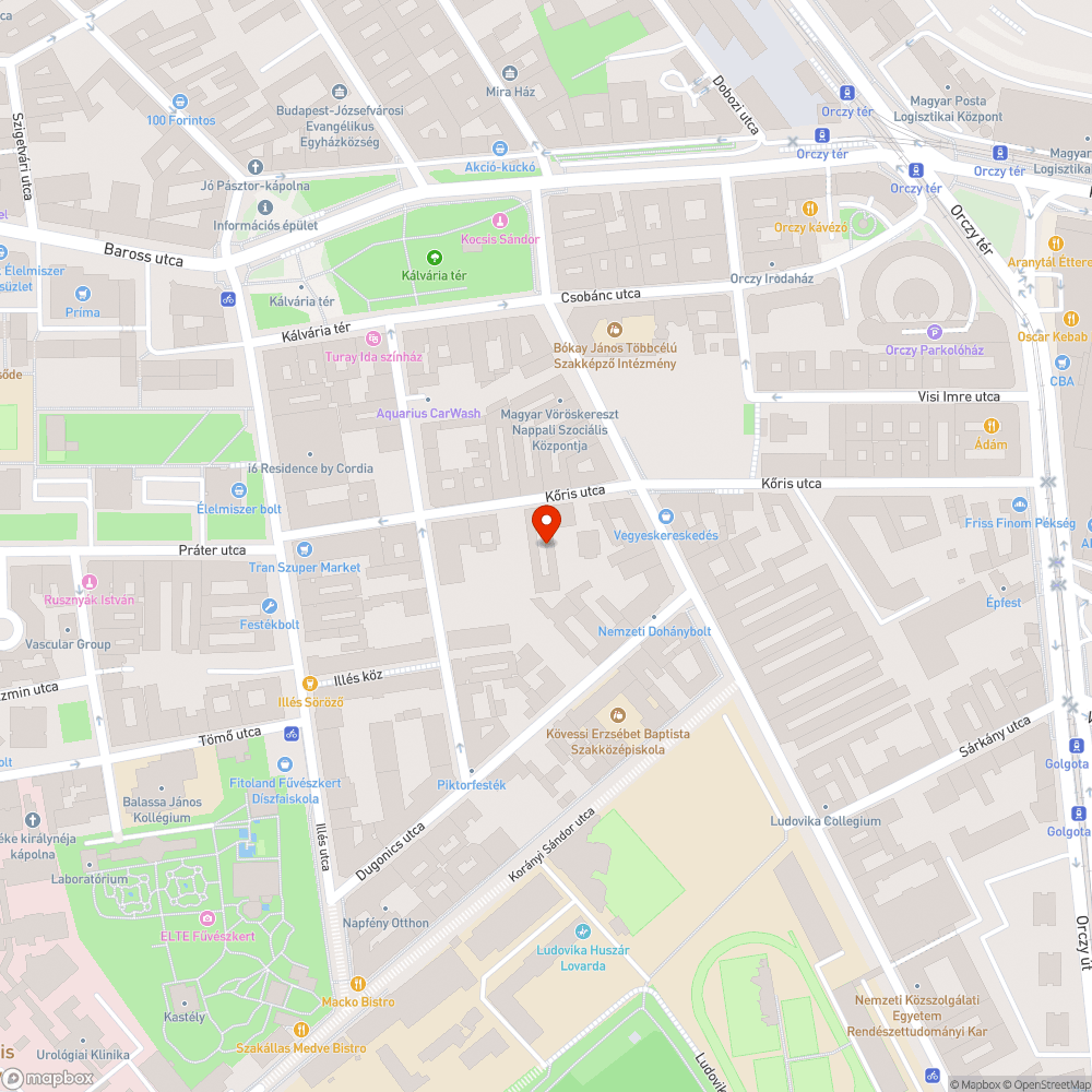 Beszakadt járda, vízelzáróval bejelentés helye