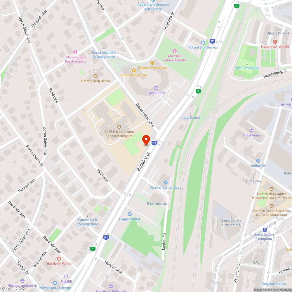 Firkák Dayka Gábor - Budaörsi közmű szekrény bejelentés helye