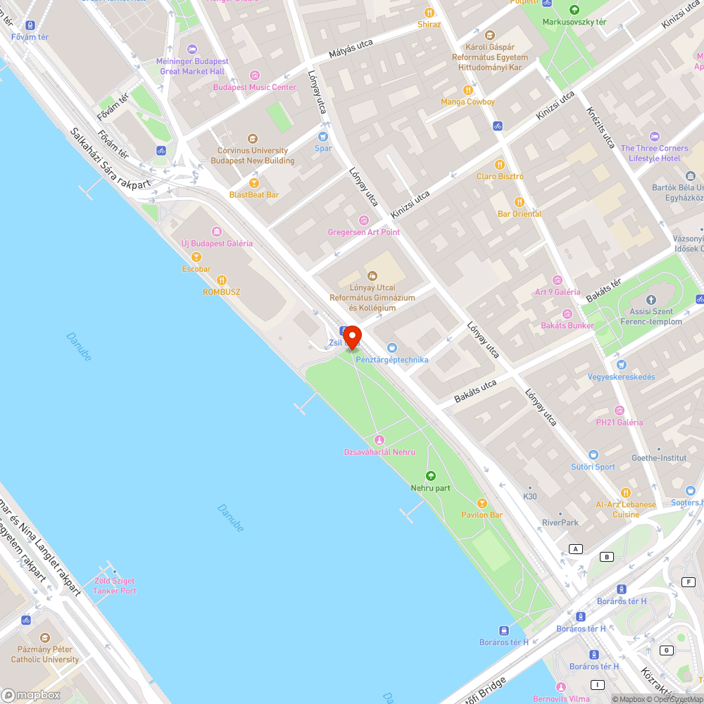 Illegális szemétlerakás a Nehru parton bejelentés helye